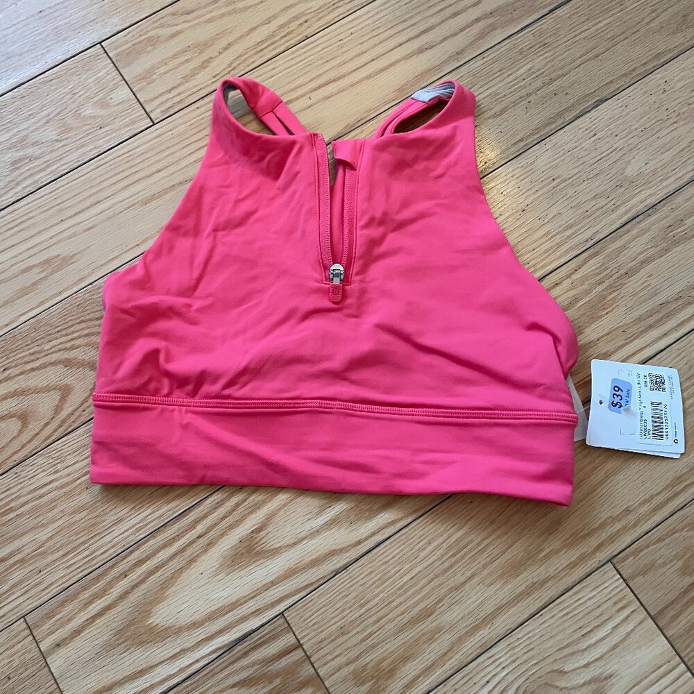 lululemon high neck energy zip bra